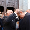 El ministro del Interior asiste a una ofrenda floral a la Patrona de Badajoz