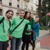 Cadena humana en Badajoz contra la Ley Wert