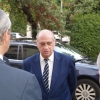 Imágenes de la llegada del ministro a Badajoz y del acto del Cupón de la ONCE