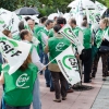 Cadena humana en Badajoz contra la Ley Wert