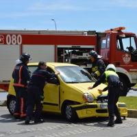 Tres accidentes simultáneos en Badajoz provocan importantes atascos