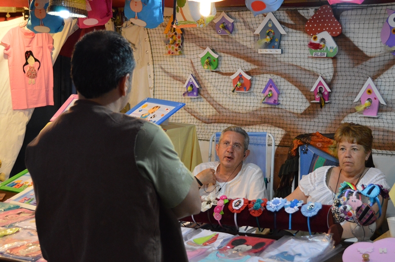 Ambiente en el Mercado Artesanal de La Batalla de La Albuera