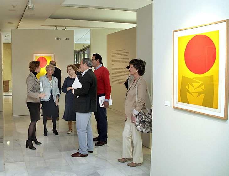 La exposición de Luis Feito en la Diputación se amplía hasta el 23 de mayo