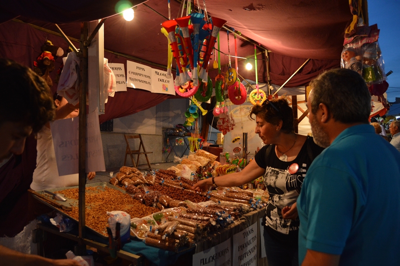 Ambiente en el Mercado Artesanal de La Batalla de La Albuera