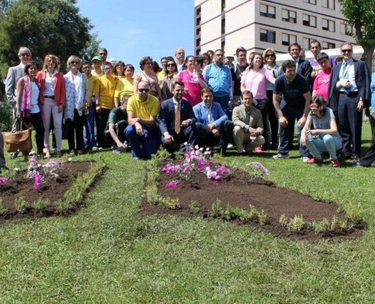 Usuarios del centro Proserpina y Aprosuba 7 crean un jardín de oxígeno en Mérida