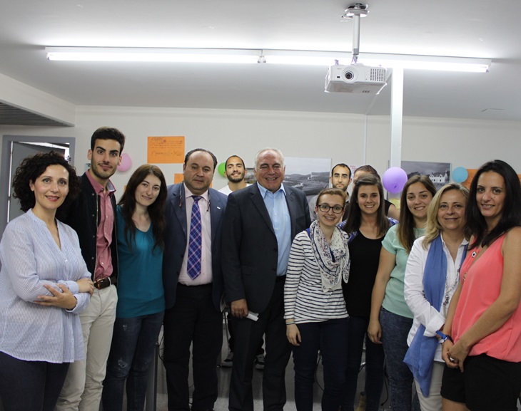 Pedro Acedo visita la Lanzadera de Empleo