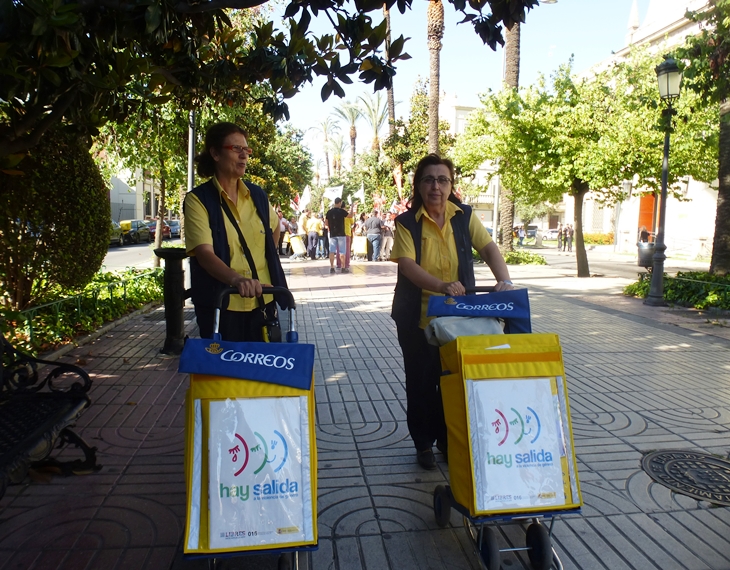 Trabajadores de Correos continúan sus protestas por unas mejores condiciones laborales