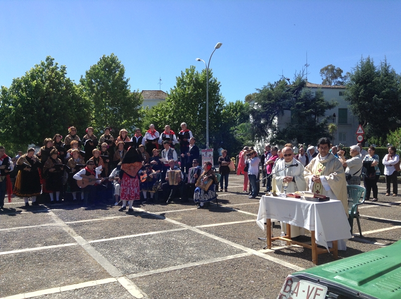 Valencia de Alcántara, repleta, en honor a San Isidro Labrador