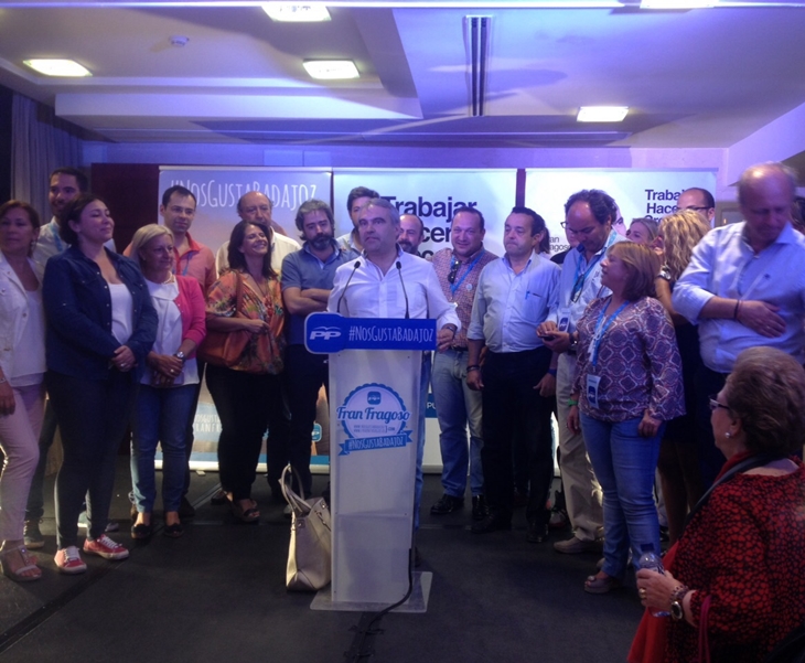 Varapalo electoral de Francisco Fragoso en Badajoz. Pierde la mayoría