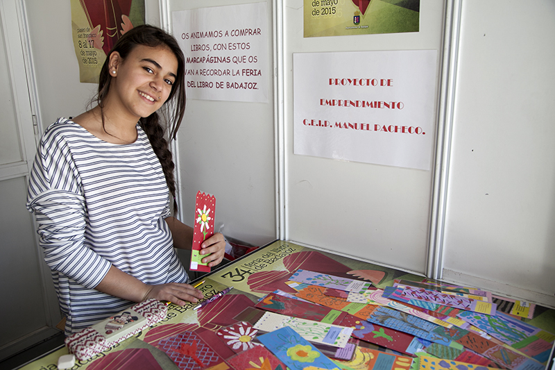 Ambiente en la Feria del Libro de Badajoz 2015