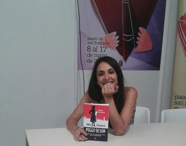 Isabel Vázquez presenta en Badajoz el libro “Me llamo Peggy Olson”