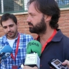 Álvaro Vázquez (IU) vota en Mérida