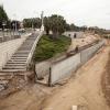 Las obras del nuevo colector en Badajoz dejarán un paseo fluvial ampliado