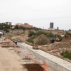Las obras del nuevo colector en Badajoz dejarán un paseo fluvial ampliado