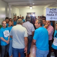 La plantilla de Acorex mantiene la lucha por su futuro laboral