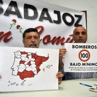 Agama, bombero de Badajoz: &quot;Estamos bajo mínimos&quot;