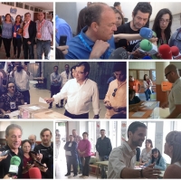 Las frases más importantes de los candidatos cuando votaban