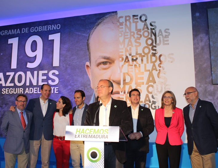 Monago presenta su Programa Electoral con 1.191 propuestas