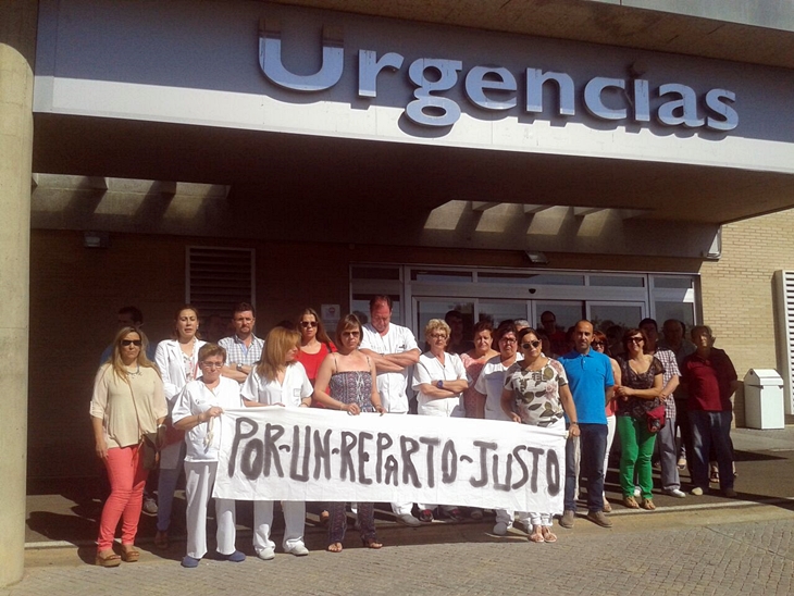 Tercera concentración de protesta del Hospital de Talarrubias
