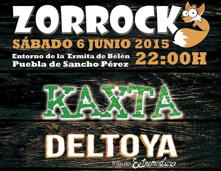 Puebla de Sancho Perez celebra el I Festival Zorrock