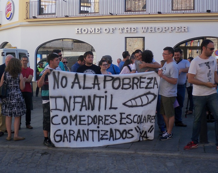 Campamento Dignidad traslada su reivindicación hasta Presidencia del Gobierno extremeño