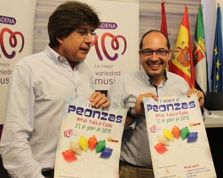 El I Campeonato de peonza llega a Mérida