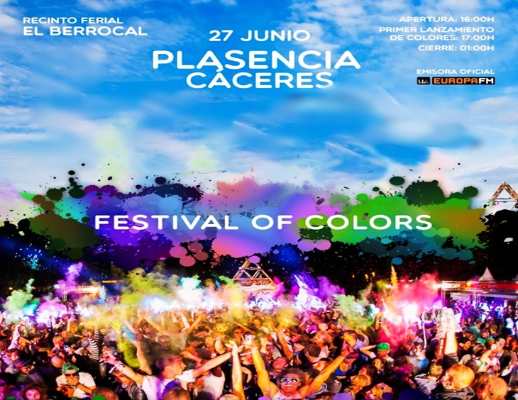 El recinto ferial de Plasencia acoge el sábado el Primer Festival of Colors