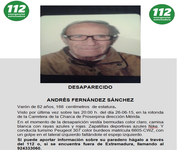 Buscan a un hombre desaparecido en Mérida