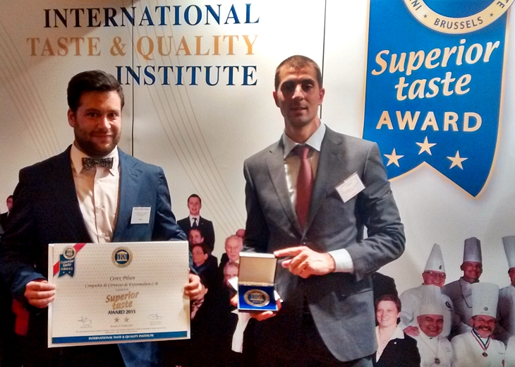 La cerveza extremeña Cerex recoge dos estrellas de oro en Bruselas