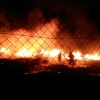 Incendio de grandes dimensiones en una fábrica de corcho sanvicenteña