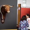 El torero Fran Rivera inaugura su exposición en Badajoz