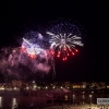 Explosión de color en los fuegos artificiales de San Juan - Badajoz