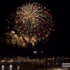 Explosión de color en los fuegos artificiales de San Juan - Badajoz