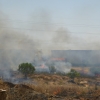 Incendio en las inmediaciones de la casa de Monago en Badajoz