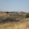 Incendio en las inmediaciones de la casa de Monago en Badajoz