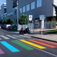 El PP de Mérida exige la retirada del paso de peatones LGTBI