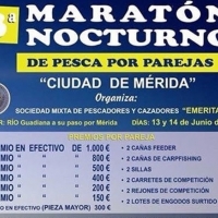 Mérida celebra su 3ª Maratón nocturna de pesca