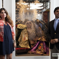 El torero Fran Rivera inaugura su exposición en Badajoz
