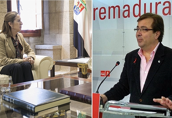 Vara dará plantón a la ministra de Fomento en su visita a Extremadura