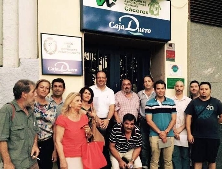 C&#39;s Cáceres se reúne con las Agrupaciones Vecinales