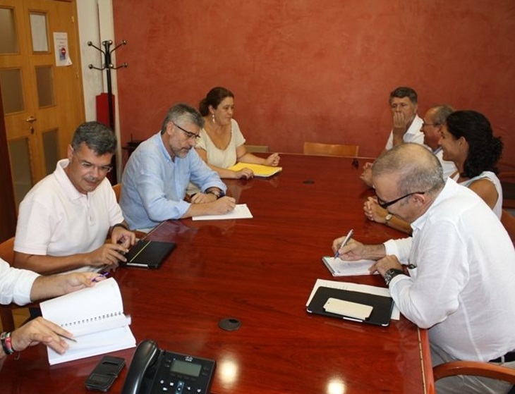 El grupo Socialista SIEX traslada a UGT su apoyo al papel desarrollado por la empresa