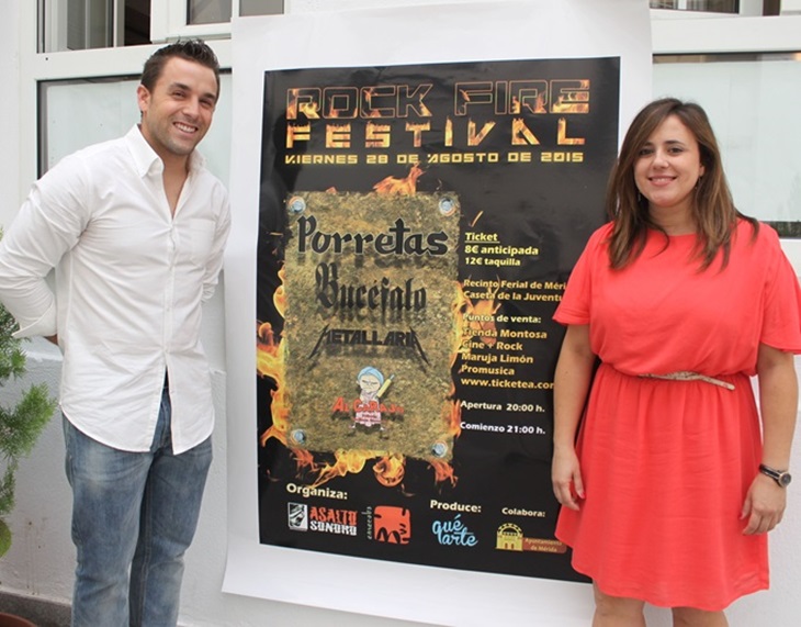 El Rock Fire Festival inaugurará la feria de Mérida