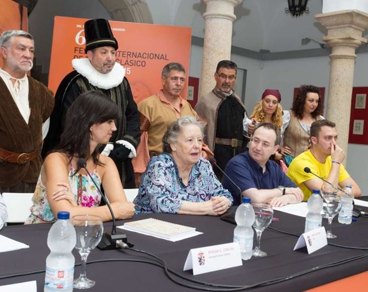 María Galiana se convierte en la madrina de la recreación ‘El alcalde de Zalamea’