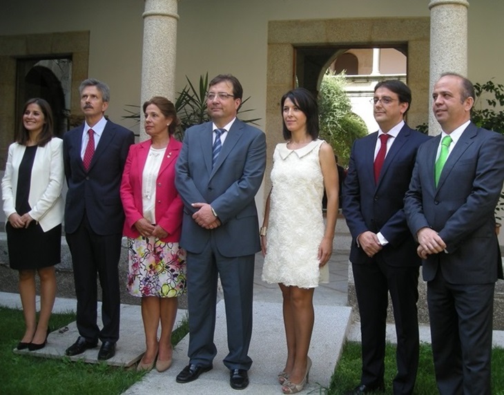 Primeras palabras de los consejeros, tras la toma de posesión