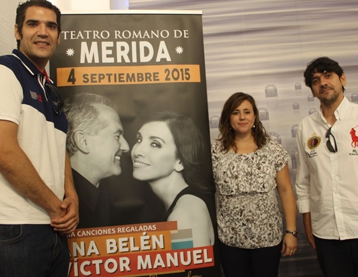 Ana Belén y Víctor Manuel ofrecerán un concierto en el Teatro Romano de Mérida