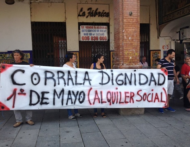 La Corrala Dignidad pide que las viviendas de la SAREB se conviertan en &quot;viviendas sociales&quot;
