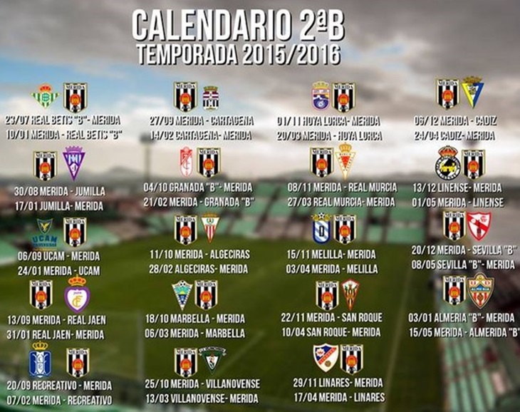 La próxima semana comienza la liga del Mérida AD