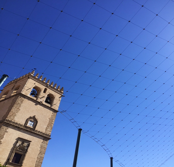 Cabezas en contra de trasladar el cableado del entoldado de la plaza de España a otro lugar de la ciudad