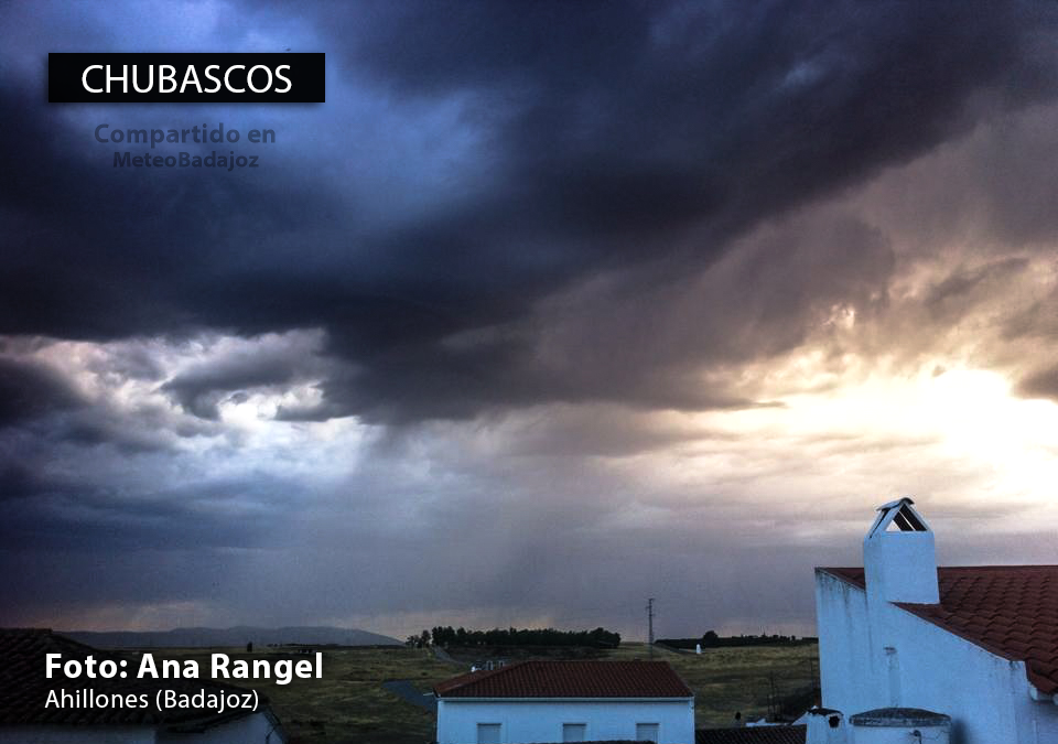 Las mejores imágenes de las tormentas en Extremadura el viernes 17 de julio
