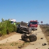 Un atrapado en un accidente al sur de la provincia de Badajoz